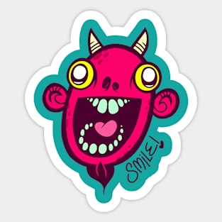 Happy Devil Sticker